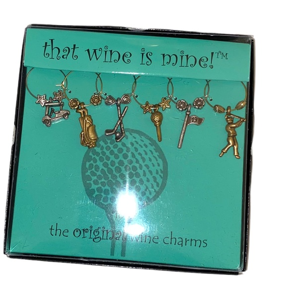 ⭐️ NWT Golf - The Wine is Mine Charms - Picture 3 of 12